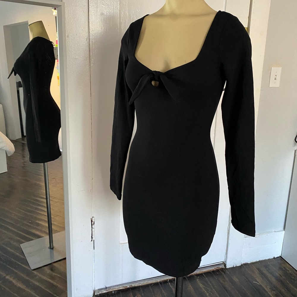 H&M long sleeve mini dress NWT